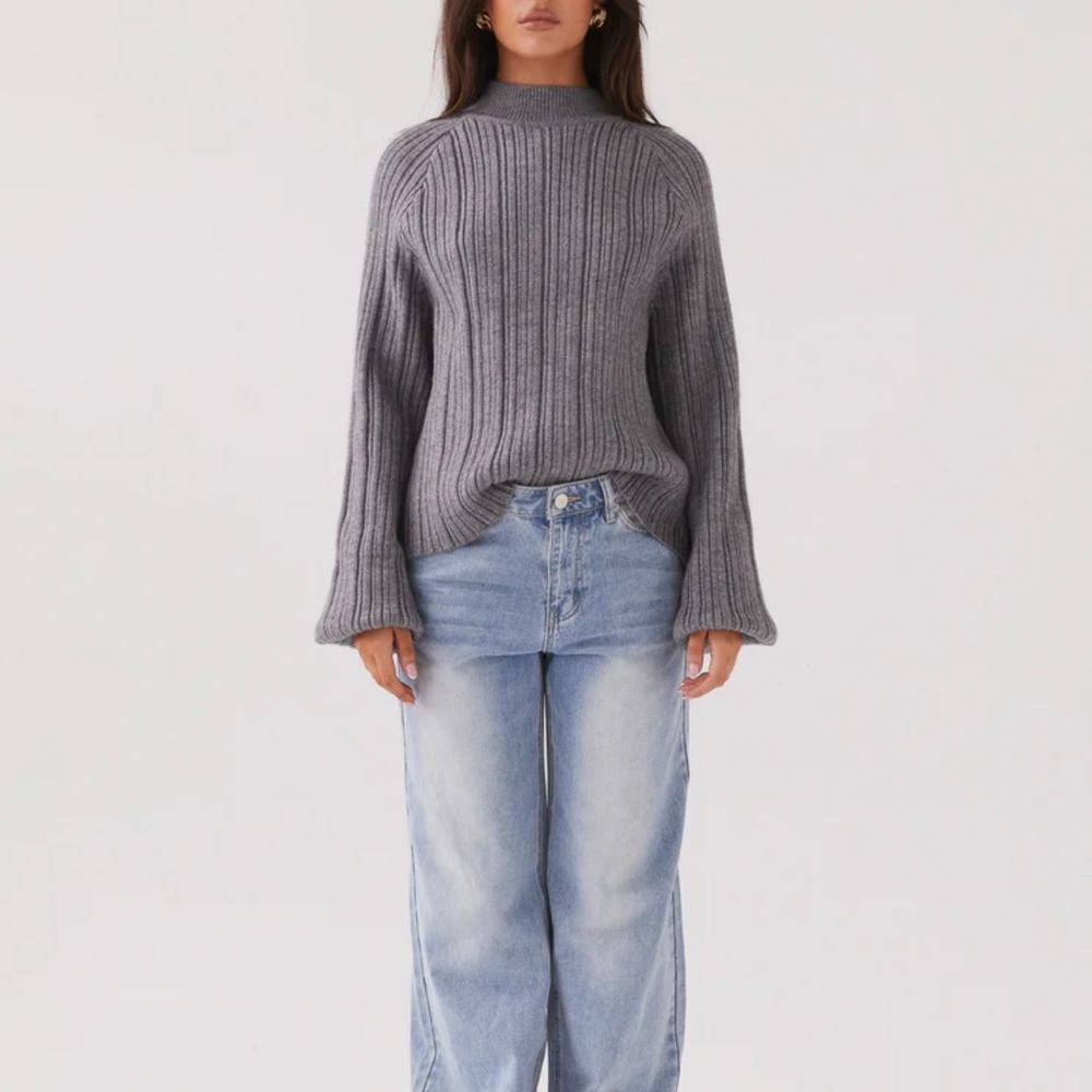 Peppermayo Exclusive - Riley Knit Sweater - Storm Grey